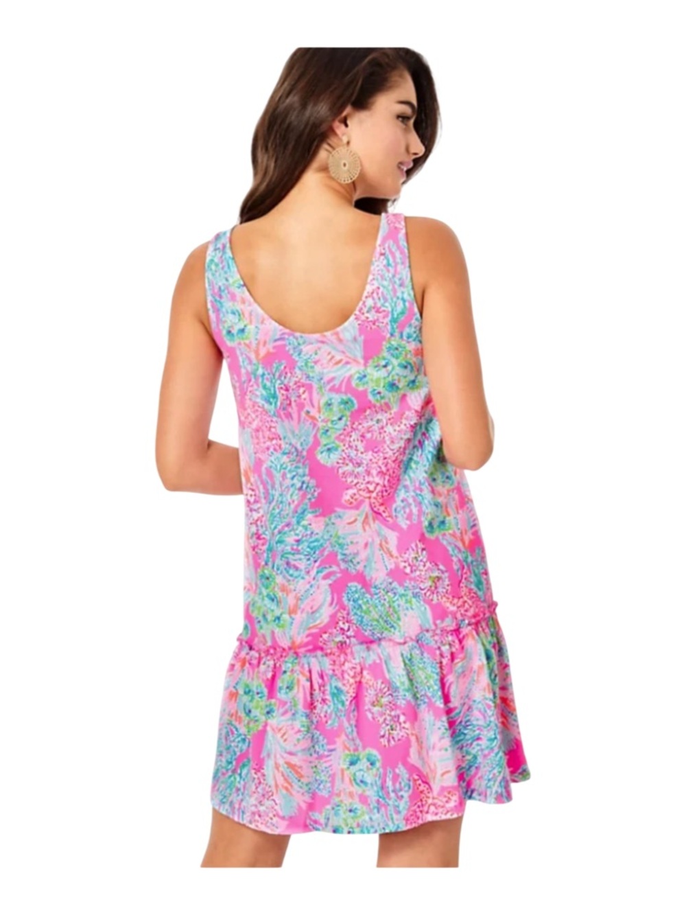 Lilly Pulitzer Skyelar Tank Dress Prosecco Pink Sz S - Picture 5 of 11